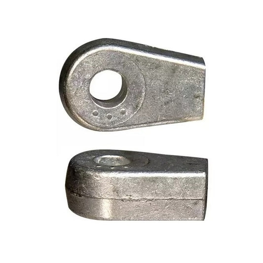 End Fittings Gas Springs - M6 -6x1mm- Fat Blade - Die Cast Zinc