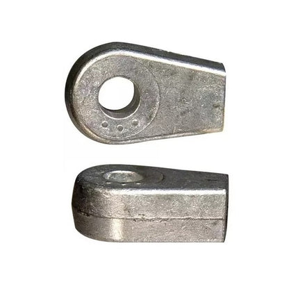 End Fittings Gas Springs - M6 -6x1mm- Fat Blade - Die Cast Zinc