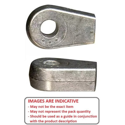 1064516 | GAS213RS --- End Fittings Gas Springs - M6 - 6x1mm - Fat Blade - Die Cast Zinc Gas Spring