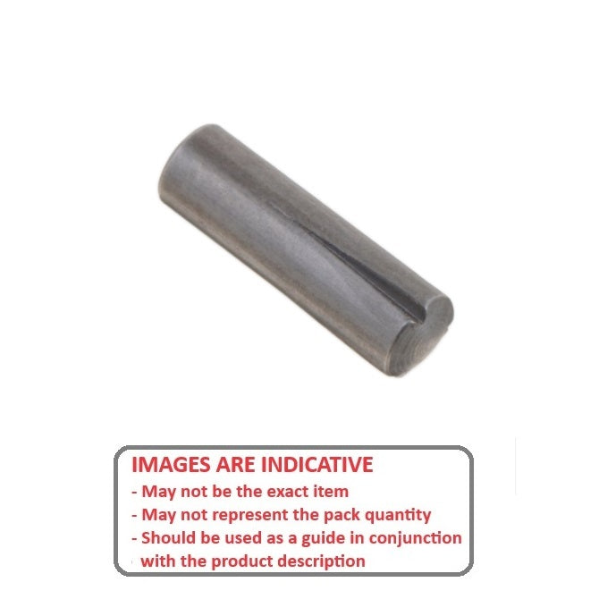1041947 | GP2-0250-0800-BO (1000 Pcs) --- Groove Pins - 2.5x8x2.65 mm - Black Oxide Steel Pin