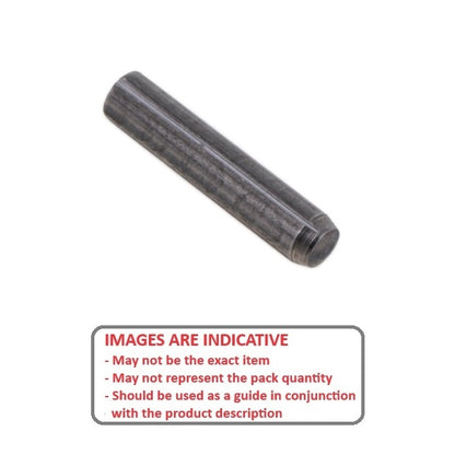 1036889 | GP3-0120-0600-BO (1000 Pcs) --- Groove Pins - 1.2x6x1.25 mm - Black Oxide Steel Pin