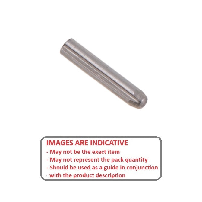 1053802 | GP3-0400-3000-3 (6 Pcs) --- Groove Pins - 4x30 - N/A - Stainless Steel 303/304 Similar to A2, 18-8 HRB80 Pin