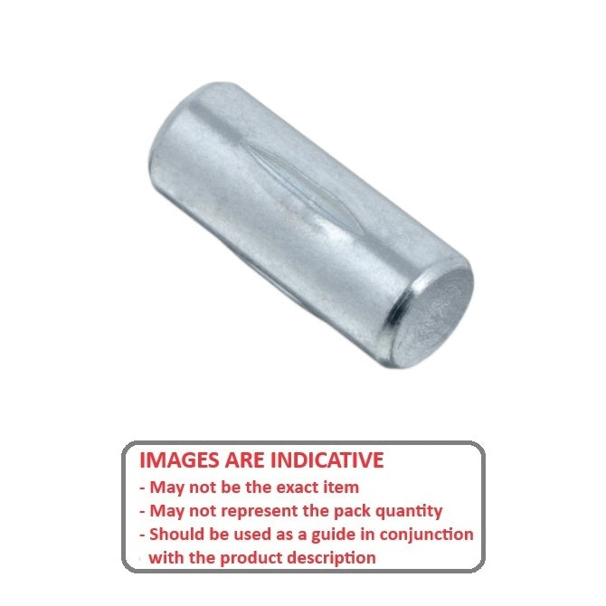 1072787 | GPE-0635-3810-Z --- Groove Pins - 6.35x38.1 - - - Carbon Steel - Low Carbon Zinc Plated Pin