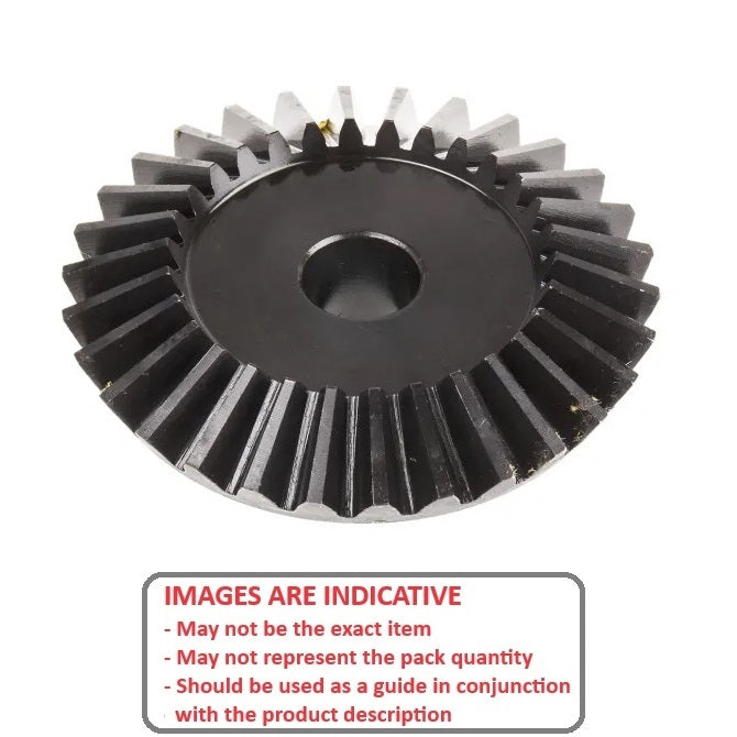 1038822 | GB-21A-M4-40-200-C (Each) --- Bevel Gears - Ratio 2 to 1 Large Gear Only - GB-21B-M4-20-200-C - 20 Tooth Gear - Module 4 - Steel Gear