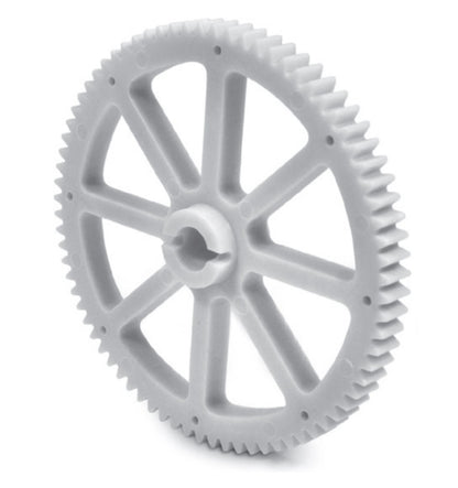 Spur Gears - 76 tooth - 120.65x12.7 mm Hubbed - Glass Filled Acetal Gear