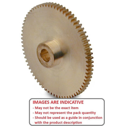 1166551 | G030B-060-M05-050-060-B-P --- Spur Gears - 60 tooth - 30x6 mm Hubbed - Brass Gear