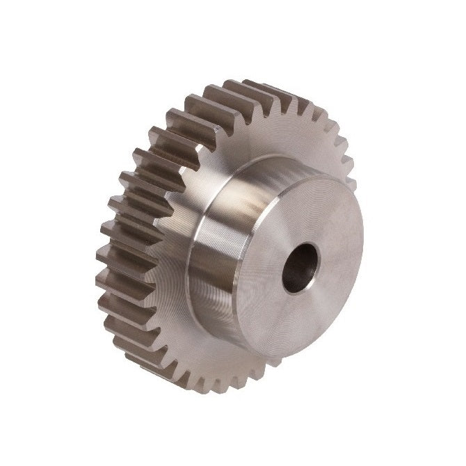 Spur Gears - 24 tooth - 24x5 mm Hubbed - Carbon Steel S45C Gear
