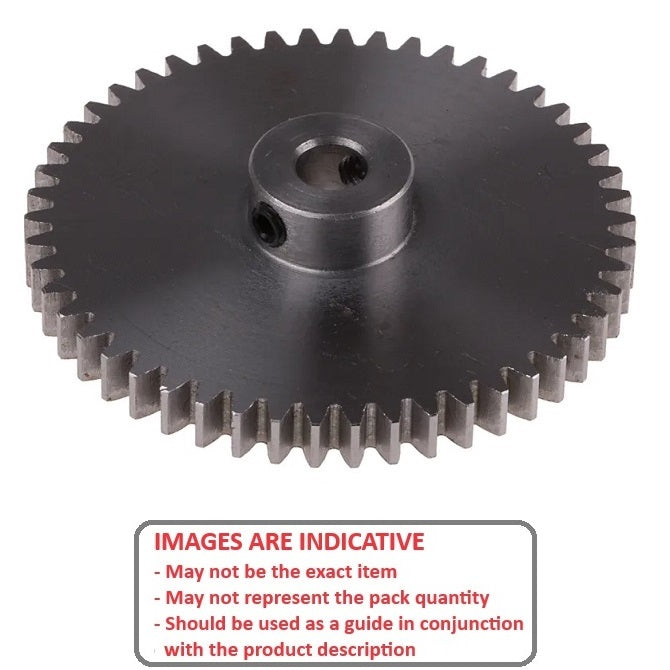 1185241 | G035B-100-D72-048-064-S3-G --- Spur Gears - 100 tooth - 35.28x6.35 mm Hubbed - Stainless Steel 303/304 Similar to A2, 18-8 HRB80 Gear