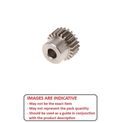 1121962 | G016B-020-D32-032-064-S3 --- Spur Gears - 20 tooth - 15.875x6.35 mm Hubbed - Stainless Steel 303/304 Similar to A2, 18-8 HRB80 Gear