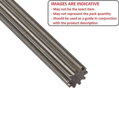 1097065 | G013L-012-D24-0076-C (Each) --- Spur Gears - 12 tooth - 12.7x76.2 mm Stock 24DP Steel - Carbon Steel Gear