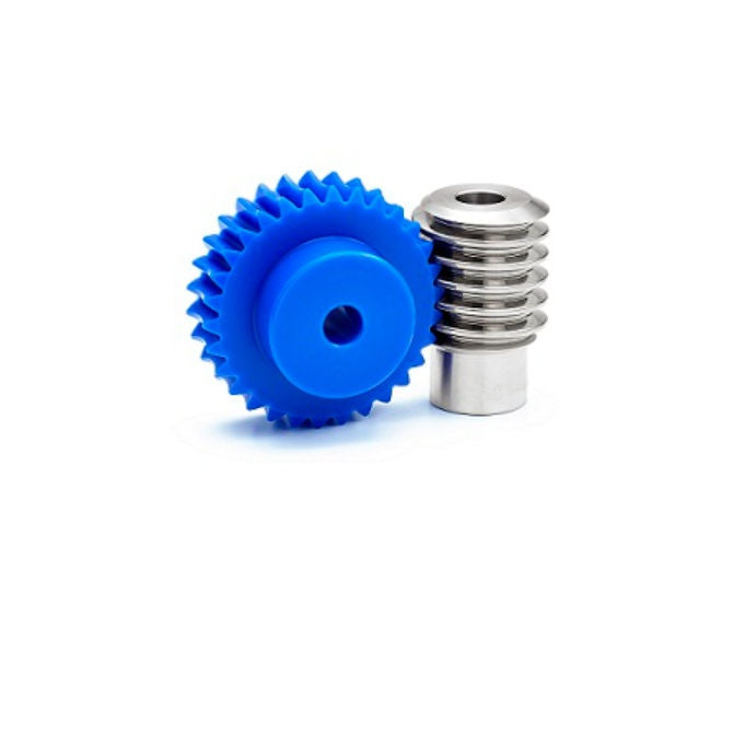 1037532 | WGS1-150-050-100-R-ACS --- Worm Sets Gears - Pitch 1.5 - 50 - 10 mm - Polyacetal and Steel