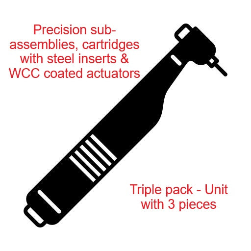 Dental Replacement Parts - Application Brand W&H® Turbine Sub Assembly With Bearings - With Ceramic Hybrid Bearings 