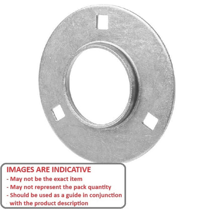1191974 | PF-4 (Each) --- Flanged Housings - 90 - 25.7 mm 3 Bolt Hole - Steel Housing