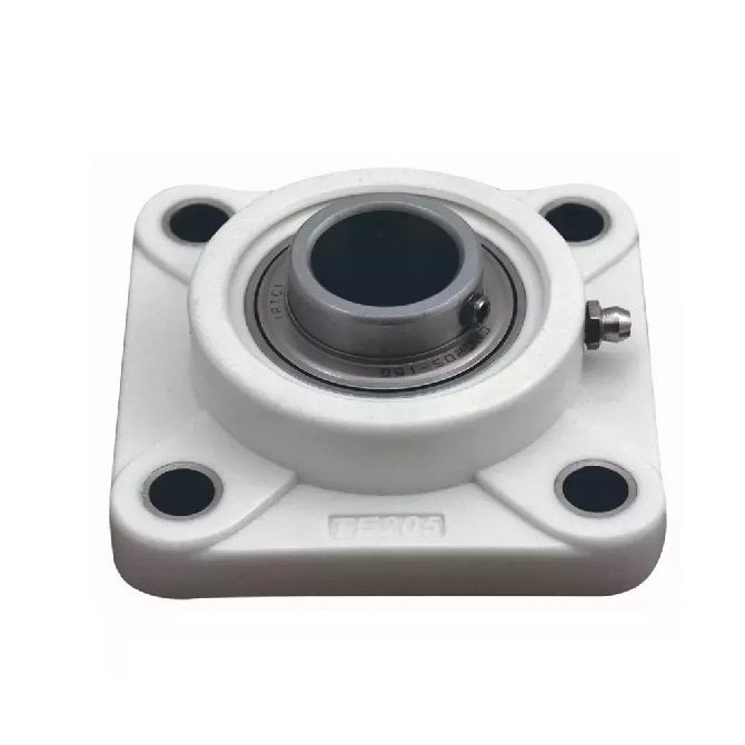 Housing and Bearing Assembly - Flanged 4 Bolt - Rigid - Plastic and Steel