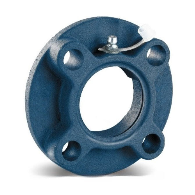 1196106 | FC204 (Each) --- Flanged Round Cast Iron Housings - 100x28.3x5 mm - Cast Iron Housing