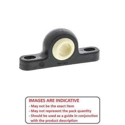 1073012 | BB-064-L280 (10 Pcs) --- Pillow Block Housing Assembly - 6.35x44.45x19.81 mm Thermoplastic