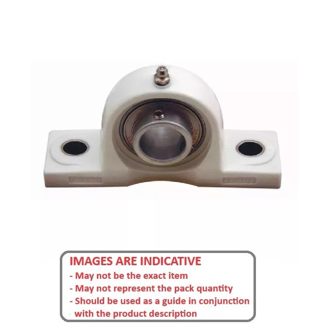 1119834 | IP-212RS --- Pillow Block Housing Assembly - 19.05x33.338x127 mm Thermoplastic and Chrome Steel