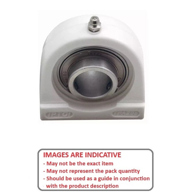 1151867 | IP-195RS --- Tapped Base Housing and Bearing Assembly - 40x49.2x120 mm Thermoplastic and Stainless
