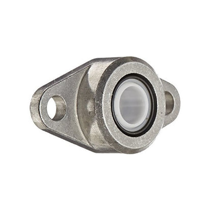 Flanged 2 Bolt Housing Assembly - 6.35x31.75x41.4 mm - Delrin &#8482;