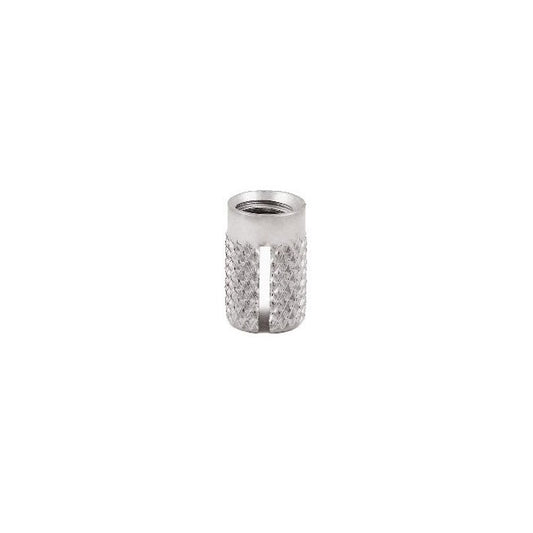 Expansion Inserts - 2-56 UNC - 2.18mm - 3.17x3.96 mm Press In - Stainless Steel 303/304 Similar to A2, 18-8 HRB80 Insert