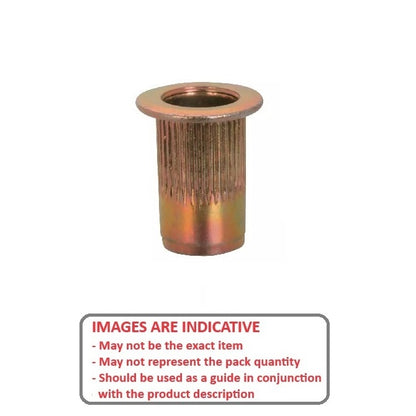 1077547 | IN-RIV-064C-042-R (Pack of 5)  --- Rivet Nuts Inserts - 1/4-20 UNC - 6.35mm - 9.92 - 0.69 - 4.19 Klik