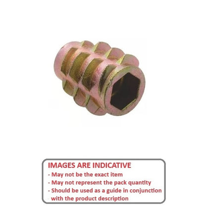 1057113 | IN-TP-048C-13-WHL (10 Pcs) --- Self Tapping Inserts - 10-24 UNC - 4.76mm - 7x13.005 mm For Wood