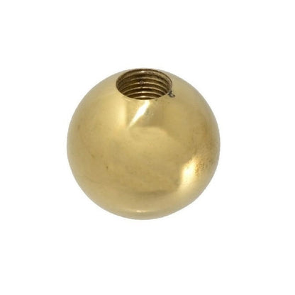 1077002 | KF079C-025-TPBR-P --- Ball Knobs - 5/16-18 UNC - 7.94mm - 25.4 - - Female Threaded - Brass Knob