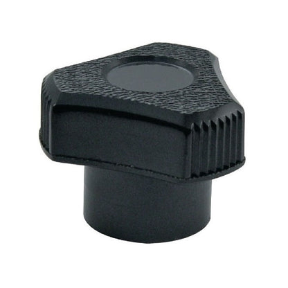 1072365 | KF064C-025-3L-BHST (100 Pcs) --- Lobe Knobs - 1/4-20 UNC - 6.35mm - 25.4x9.5 mm Three Lobe - Brass Knob