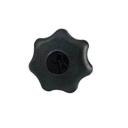 1053696 | KF040M-025-7L-ST --- Lobe Knobs - M4 - 4x0.7mm - 25x10 mm Seven Lobe - Steel Knob