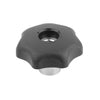 Lobe Knobs - M6 -6x1mm- 32 - - - Steel Hub