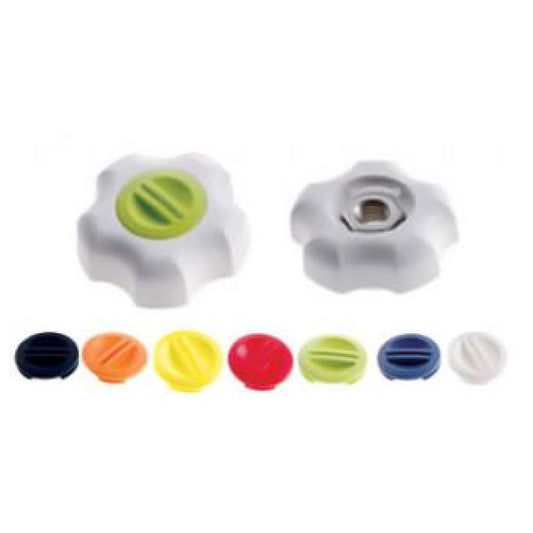 1094283 | KF100M-50-FIT-WBL --- Thumb Knobs - M10 x 50 mm x 22 mm