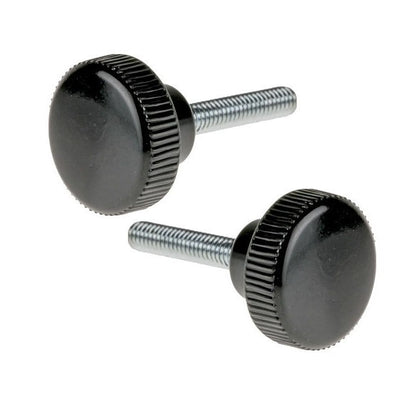 1053209 | KM040M-016-KN10-PH (5 Pcs) --- Knurled Knobs - M4 - 4x0.7mm - 15.5x10 mm Male - Phenolic Knob