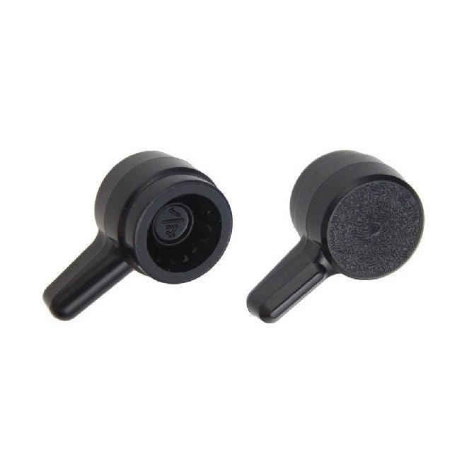 1071972 | KM064-017-L-B (10 Pcs) --- Thumb Knobs - 1/4 - 6.35mm - - Use Own Screw 17.46x11.1 mm For Cap Screws - Plastic Knob