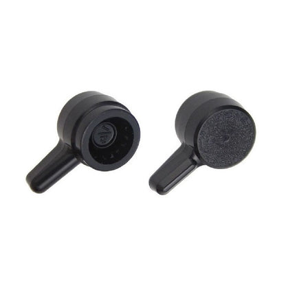 1071972 | KM064-017-L-B (10 Pcs) --- Thumb Knobs - 1/4 - 6.35mm - - Use Own Screw 17.46x11.1 mm For Cap Screws - Plastic Knob