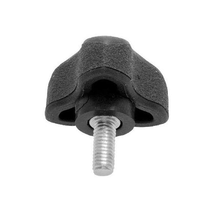 1059363 | KM048F-030-3L-SFT --- Lobe Knobs - 10-32 UNF - 4.76mm - 29.97x12.7 mm Three Lobe - Zinc Plated Steel Knob