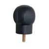 Round Male Soft Knobs - 3/8-16 UNC -9.53mm- 50x62 mm - Rubber