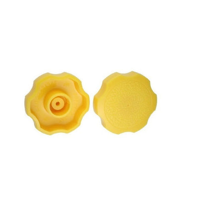 1068001 | KM060M-038-ROS-Y (10 Pcs) --- Thumb Knobs - M6 - 6.00mm - - Use Own Screw 38x12.2 mm For Cap Screws - Plastic Knob