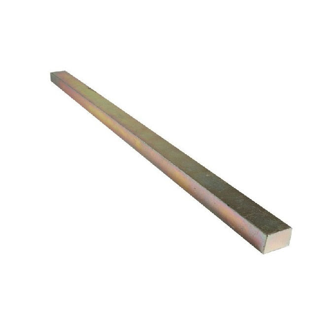 1101747 | 2R-0127-0254-0300-KZU --- Rectangular Keysteel Lengths - 12.7x25.4x300 mm - Carbon Steel 1045 Zinc Plated