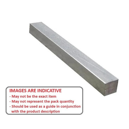 1043993 | 4R-0030-0300-KS6U --- Square Keysteel Lengths - 3x3x300 mm - Stainless Steel 316 Similar to A4, 18-10