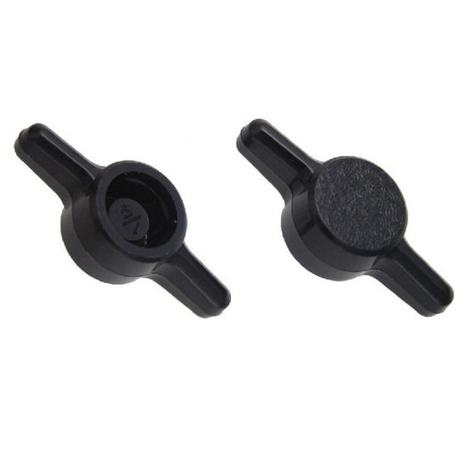 Thumb Knobs - M6 - 6.00mm - - Use Own Screw 30x7.8 mm For Cap Screws - Plastic