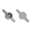 Thumb Knobs - M5 - 5mm - - Use Own Screw 26x6.6 mm For Cap Screws - Plastic