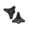 Tri Knobs - 5/16-18 UNC -7.94mm- 31.75  - Brass