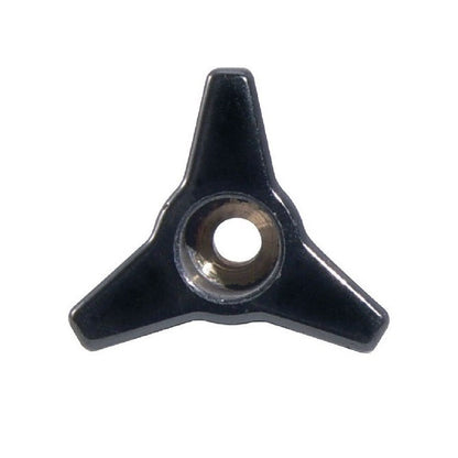 1077525 | KF079C-065-TRI-PF --- Tri Knobs - 5/16-18 UNC - 7.94mm - 65.02 - - Through Hole - Brass Knob