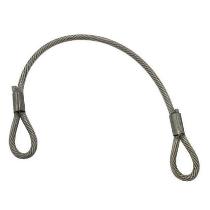 1199106 | FPC-6NRS --- Nylon Coated Steel Lanyards - 152 mm B - Stainless Steel Lanyard