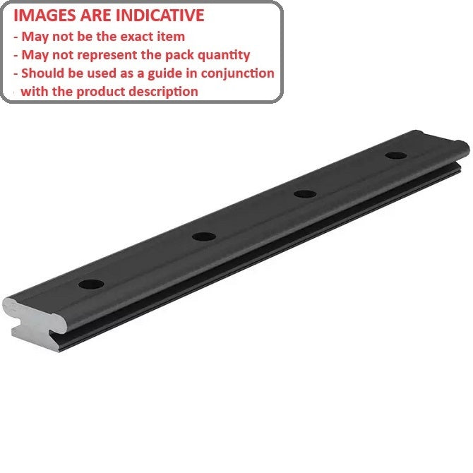 1083380 | PBC-1159RS --- Mini Rail Self-Lubricating Linear - 9 0.025-0.051 10 mm - Ceramic Coated RC70 with Frelon Gold