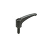 Adjustable Stud Handles - M6 -6x1mm- 30 mm - Plastic with fibreglass reinforcement