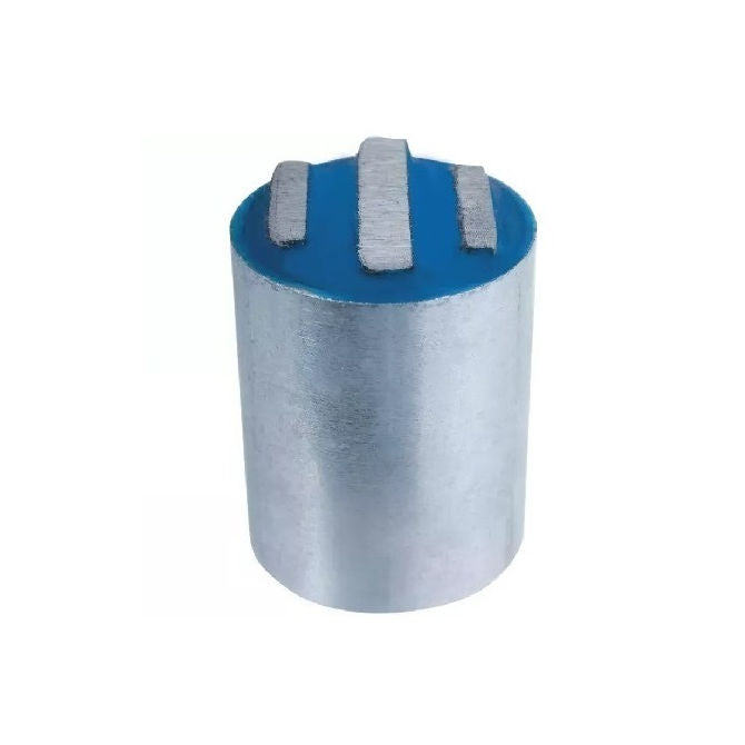 1109406 | MAG-D-16-013-C3T --- 3 Pole Magnets - 15.875x12.7 mm - 3.6 kg Ceramic Insulated Aluminium Tapped Blind Hole
