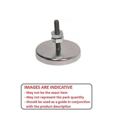 1141769 | MAG-CP-031-05-06-SD --- Cup Assemblies Stud Magnets - 31.35x4.76 mm - 6-32 UNC