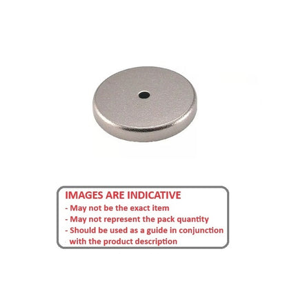 1141795 | MAG-CP-032-05-06-H-B --- Cup Assemblies Through Hole Magnets - 31.5x4.76x6.35 mm