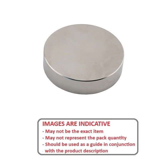 1046812 | MAG-D-03-002-N40 (2 Pcs) --- Rare Earth Magnets - 3.05x1.52 mm - Neodymium 40 Plated - Neodymium 40 Magnet